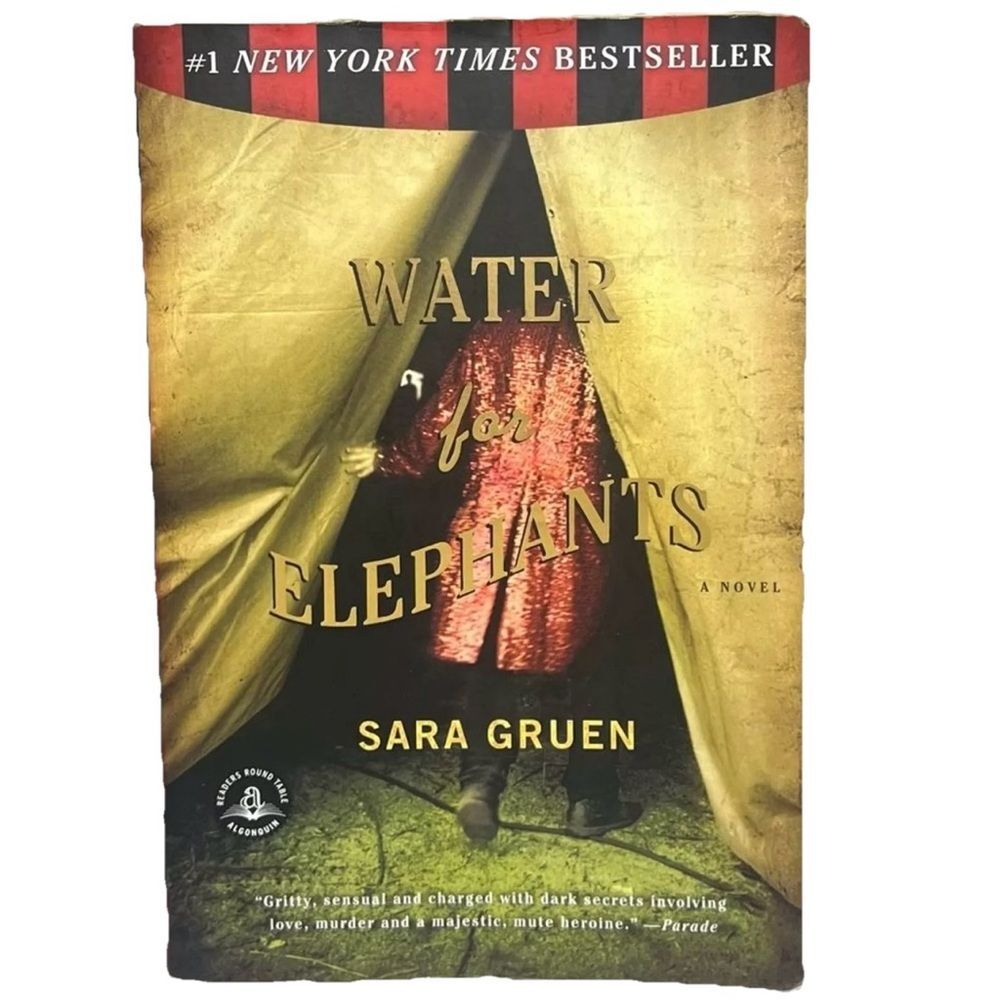 Water for Elephants Novel Paperback Historical Romantic Depression Era 1930’s - Picture 2 of 8